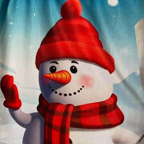 Unbranded Christmas Skort‎ Jack Frost Snowy Country Scene Pocket Women's Medium - Picture 5 of 13